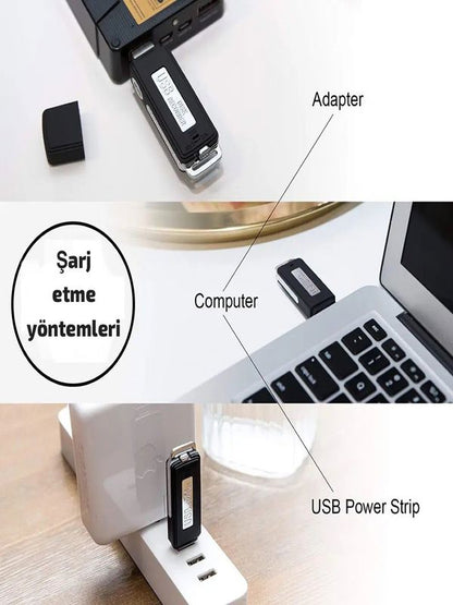 DC 3.0 USB Görünümlü Ses Kayıt Cihazı